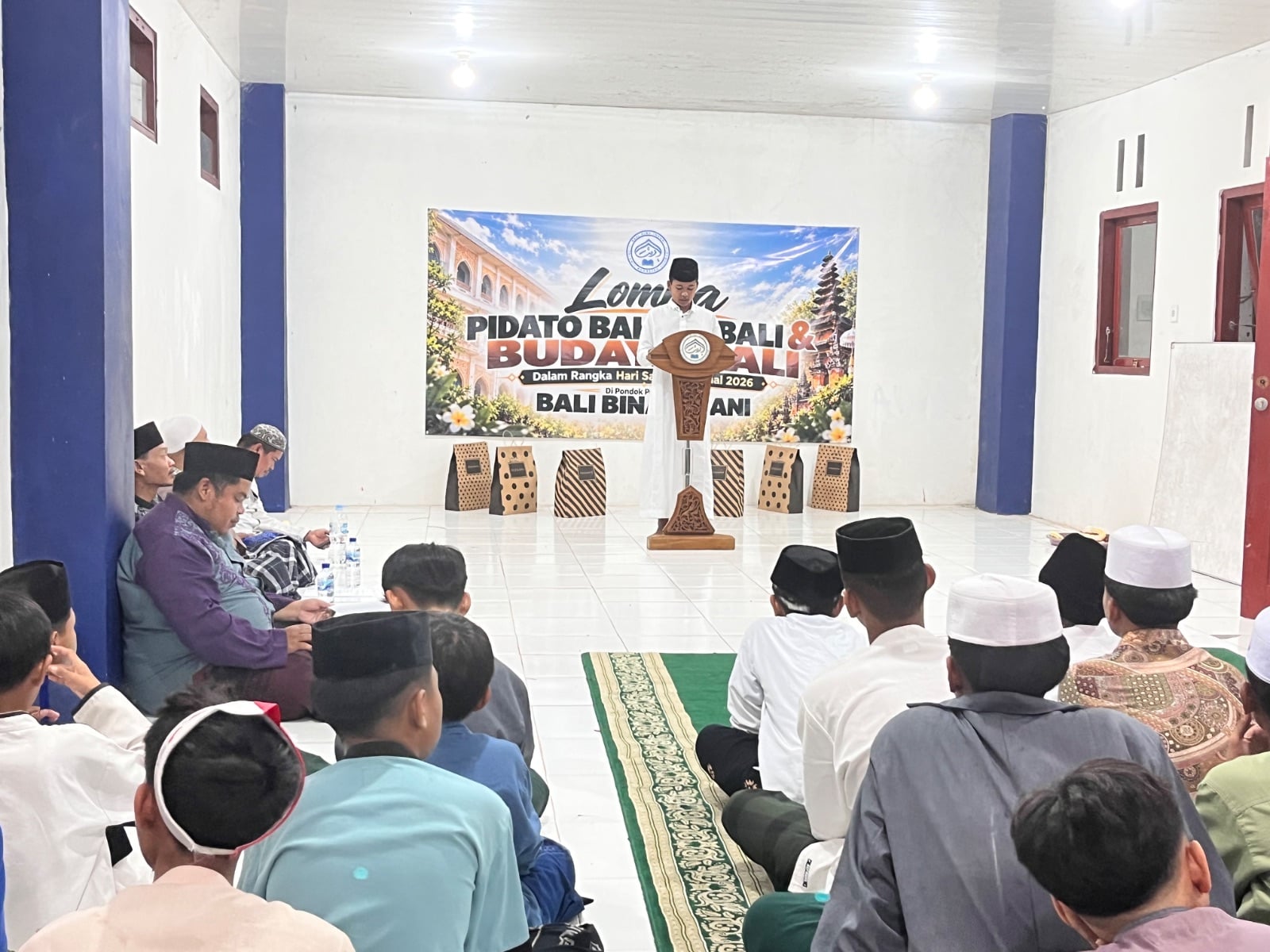 Meriahkan Hari Santri Nasional 2026, Santri Bali Bina Insani Lestarikan Budaya Bali melalui Lomba Megibung dan Pidato Bahasa Bali